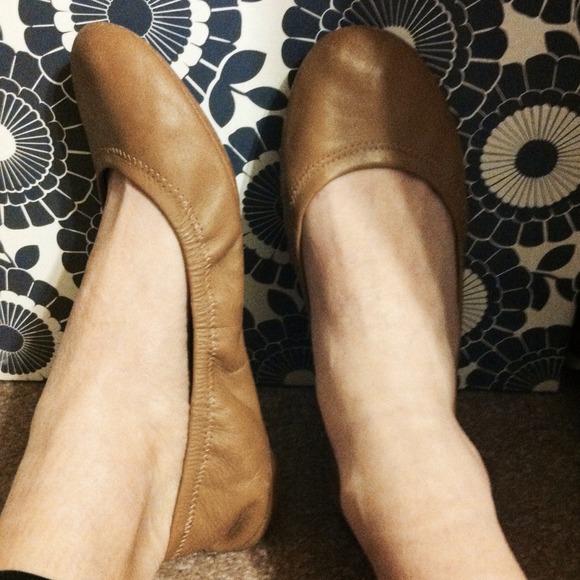 Tan Lucky Brand Flats