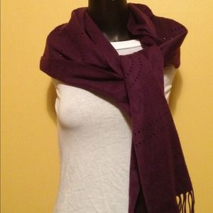 Authentic Louis Vuitton perfore cashmere scarf