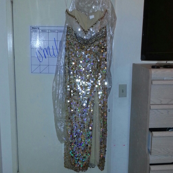 Very formal embelished dress!