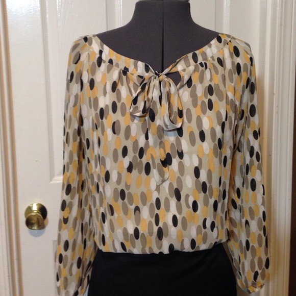 Printed chiffon blouse