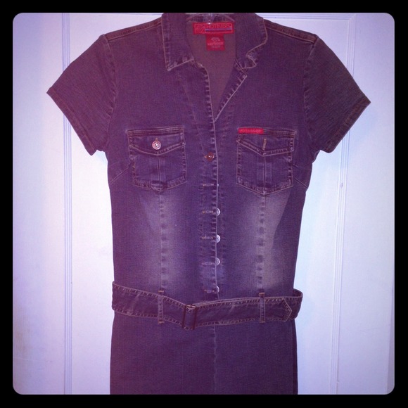 Denim Romper
