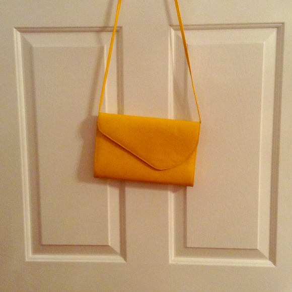 Vintage Yellow Envelope Purse