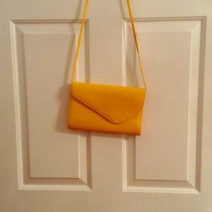 Vintage Yellow Envelope Purse