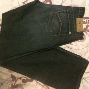 Armani exchange dark denim