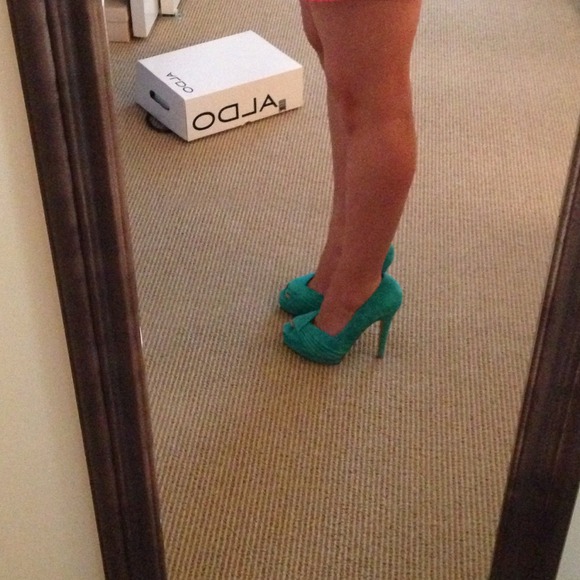 ALDO Shoes - Turquoise heels ALDO Shoes - Turquoise heels