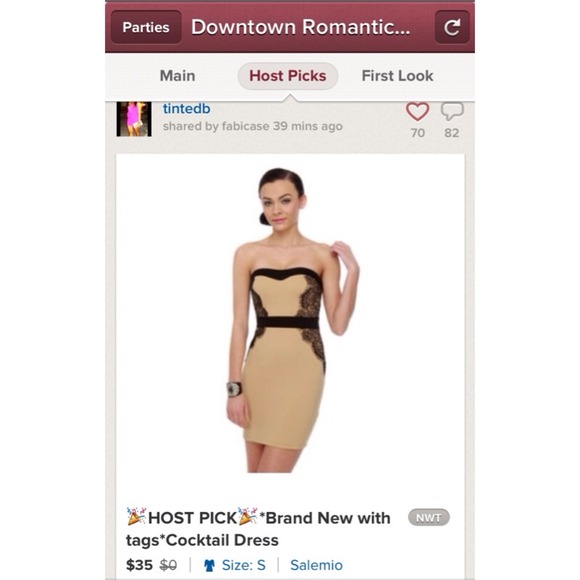🎉HOST PICK 3X🎉*Brand New w/tags*Cocktail Dress - Picture 4 of 4