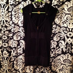 Free People sleeveless hoodie