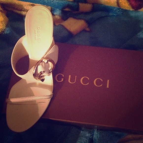 off white Gucci heels