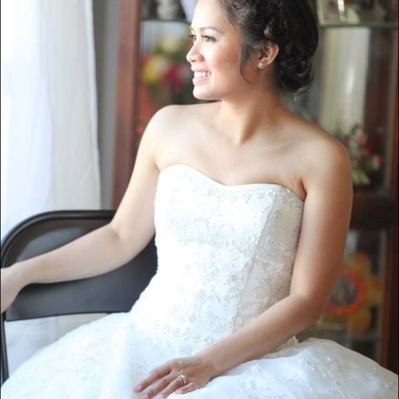 Wedding gown.