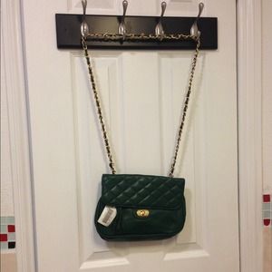 Green cross body bag