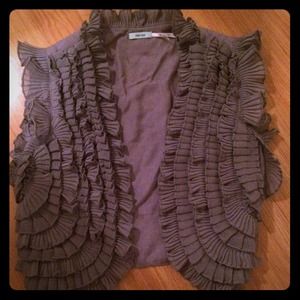 Ruffled vest!