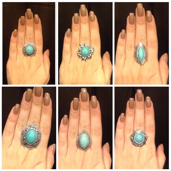 🌹SALE🌹Antique Style Turquoise Ring - Picture 3 of 4