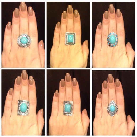 🌹SALE🌹Antique Style Turquoise Ring - Picture 4 of 4