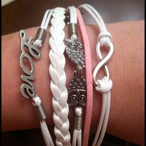 Love infinity owl bracelet