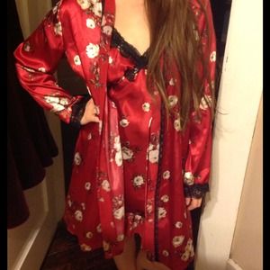 Sexy gown/robe combo