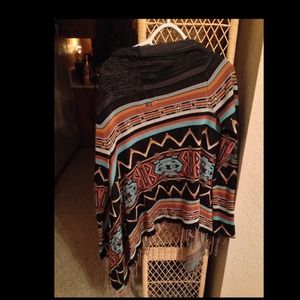 Billabong Aztec cardigan! Size large.