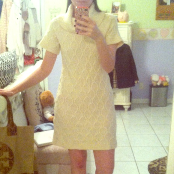 Banana Republic Cream Sweater Dress XS