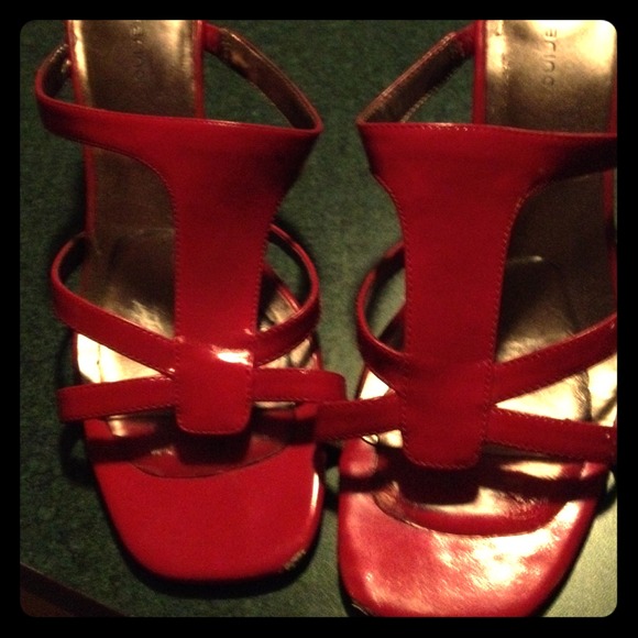 Ann Marino red sandals, size 10