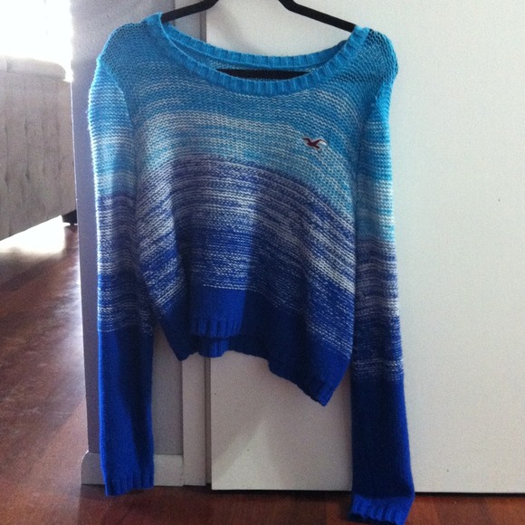 Hollister Sweaters - Ombré Blue sweater
