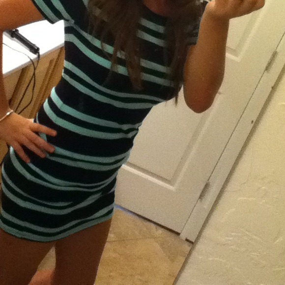 •SOLD•F21 Striped Dress