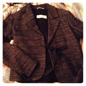Maxmara blazer black and white used 2 times only