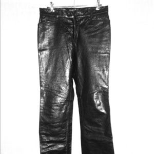 Awesome pair of black leather pants!