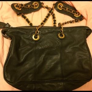 On Hold:Juicy Couture black leather medium handbag