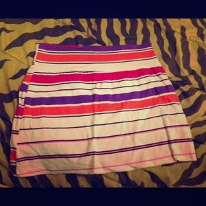 Rue21 multi colored striped skirt