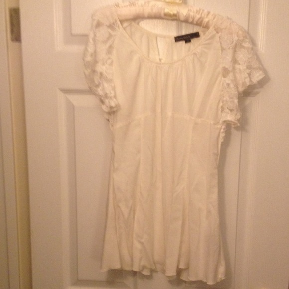 Cream colored blouse