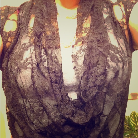 💄Black lace hanging top💄 - Picture 1 of 4