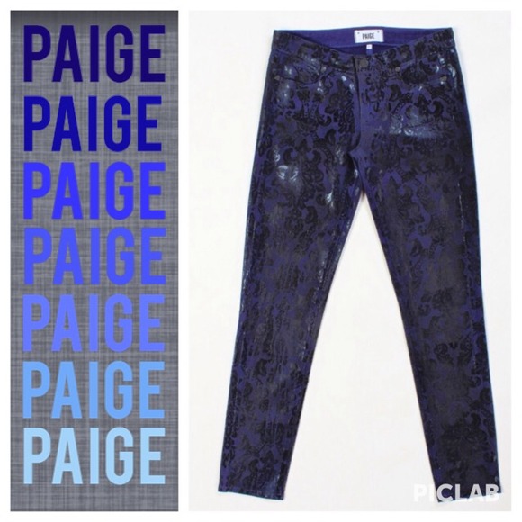 Paige Coated Skinny Jeans