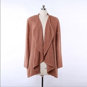 Cozy open front cardigan