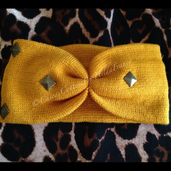 Studded Knit Turban