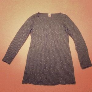 Grey-sweater dress