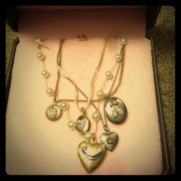 Juicy couture layered necklace- authentic