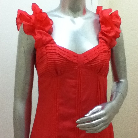 Reduced Pre-owned Korean Design Red Dress - Picture 2 of 4