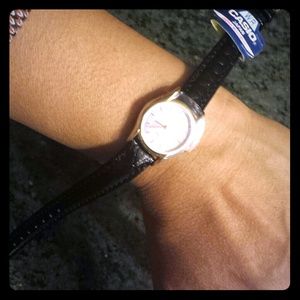 Woman's leather watch