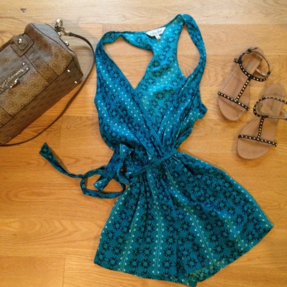 Teal romper