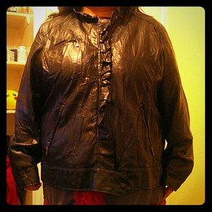 SALE!!!! Black leather jacket