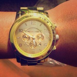 Inspired Mk gold watch