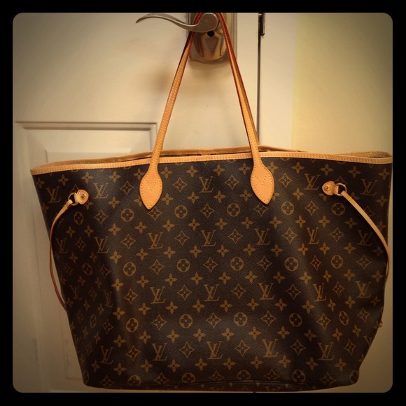 Large LV Neverfull Oxidized Straps