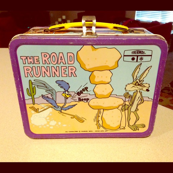 Antique Road Runner Lunch Box