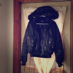 Dolce & Gabbana size large black bomber jacket.