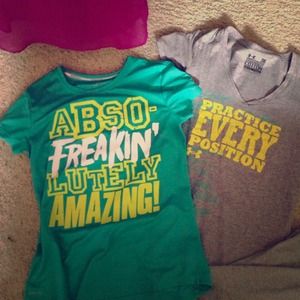 Workout tops! Under amor and nike!