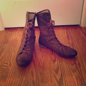 Lace up boots
