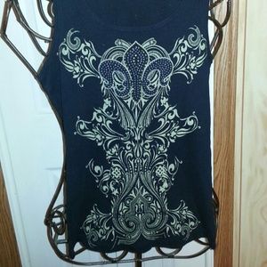 Fleur de lis tank top