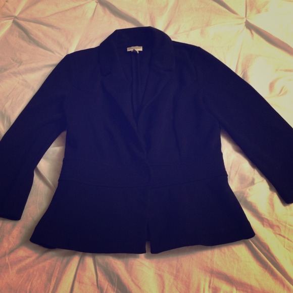 Isaac Mizrahi Jackets & Blazers - Black 3/4 sleeve blazer
