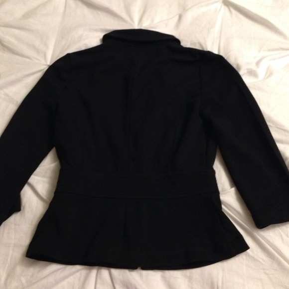 Black 3/4 sleeve blazer - Picture 2 of 2