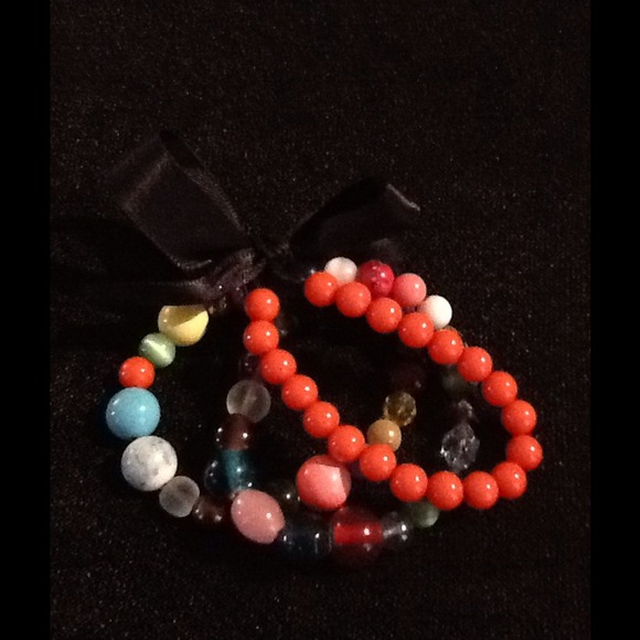 ***Sold***Handmade triple lace bracelet...