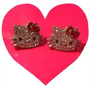 Hello kitty earrings